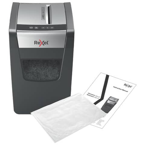 Distruggidocumenti uso moderato Rexel Momentum X410-SL Slimline P-4 - 23 L- taglio a frammenti 4x28 mm - 2104573EU